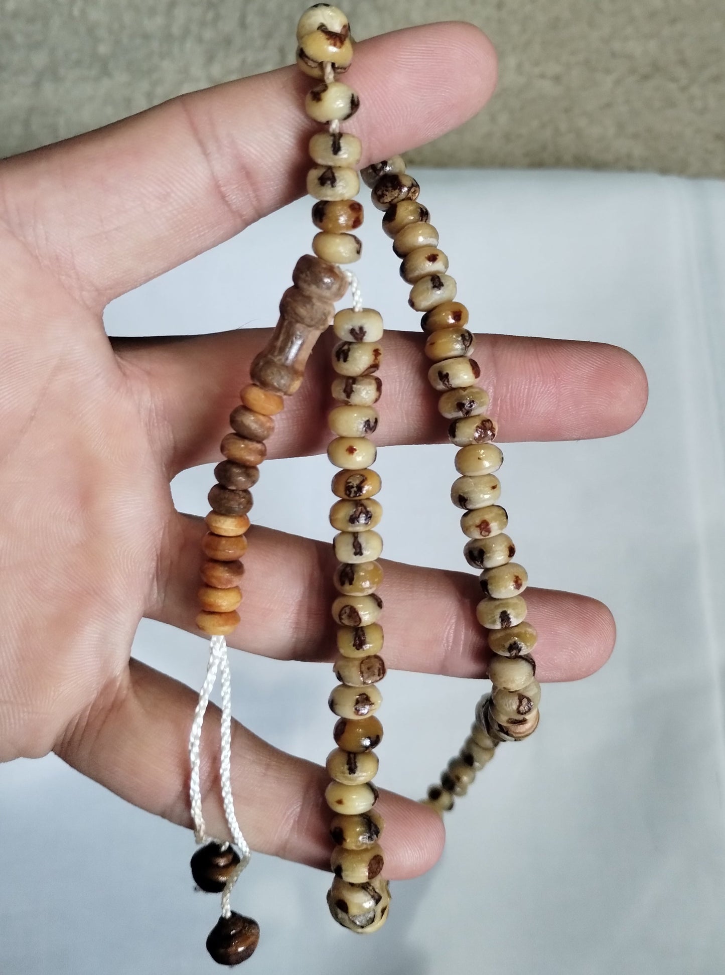 2 Date seed Prayer beads (Masbaha) - 100% natural and handcrafted